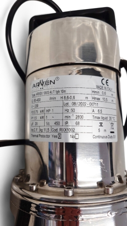 HILLTIP 230V Sole-Mischpumpe für BrineMix